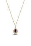 Rose Renk Damla Model Yakut Taşlı Kadın Gümüş Kolye Gkldmlm1del-ros
