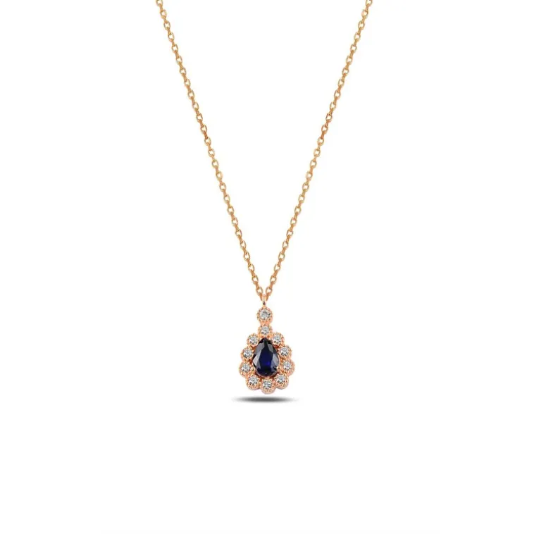 Rose Renk Damla Model Yakut Taşlı Kadın Gümüş Kolye Gkldmlm1del-ros Rose Renk Damla Model Yakut Taşlı Kadın Gümüş Kolye Gkldmlm1del-ros