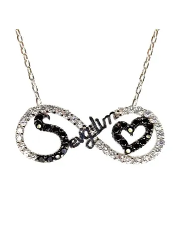 Sevgilim Yazılı Bayan Gümüş Kolye