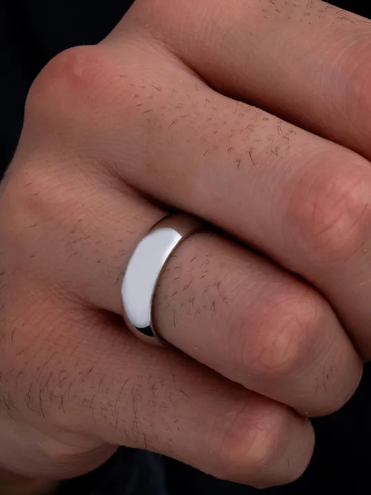 Eliana Tek Gümüş Alyans Yüzük Söz Nişan Yüzükleri Kişiye Özel Ahşap Kutulu