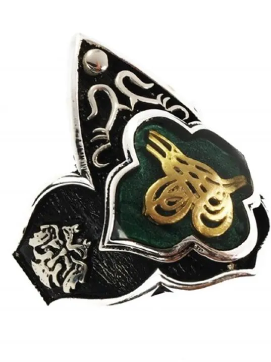 Gümüş Erkek Zihgir Başparmak Yüzük Osmanlı Tuğralı Model Gümüş Erkek Zihgir Başparmak Yüzük Osmanlı Tuğralı Model