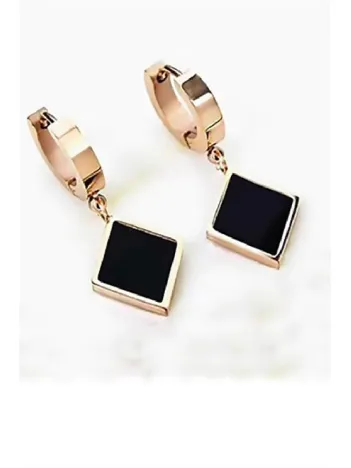 Auris Rose Renk Kararmayan Çelik Küpe