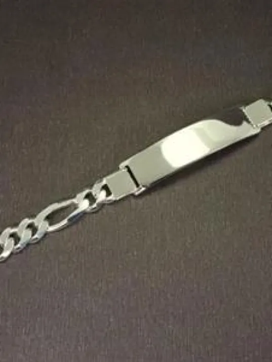 İsim Yazılan Erkek Gümüş Bileklik Künye Kalın Model İsim Yazılan Erkek Gümüş Bileklik Künye Kalın Model