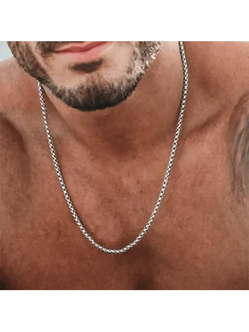 Polo Erkek Çelik Kolye Zincir POLO8487