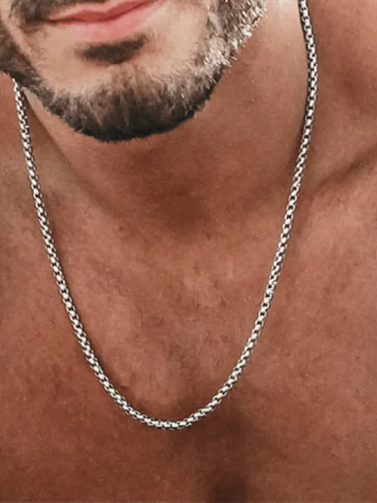 Polo Erkek Çelik Kolye Zincir POLO8487