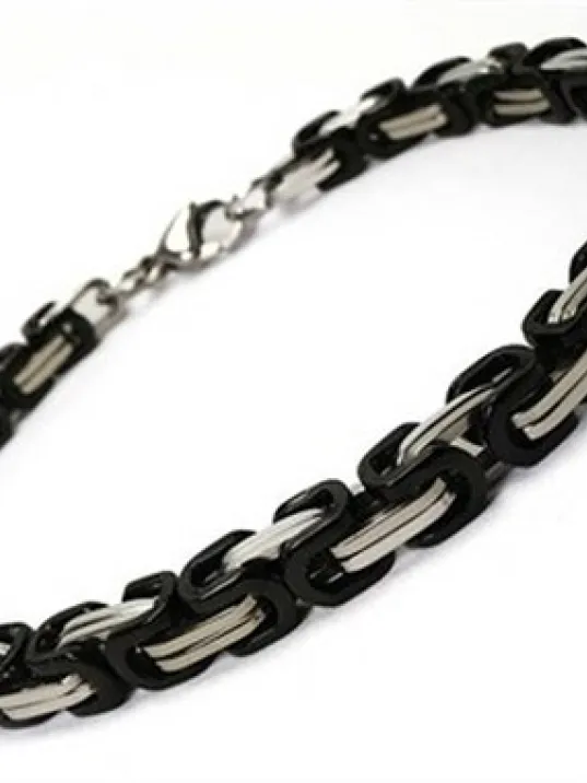 Erkek Çelik Bileklik Künye 5,5mm İnce Ve Zarif!!