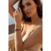 Kadın Bakır Bileklik Yüzük Set - Roselaw Model Özel Baskı Metal Kutu Ve Kuvars Taşı Kadın Bakır Bileklik Yüzük Set - Roselaw Model Özel Baskı Metal Kutu Ve Kuvars Taşı