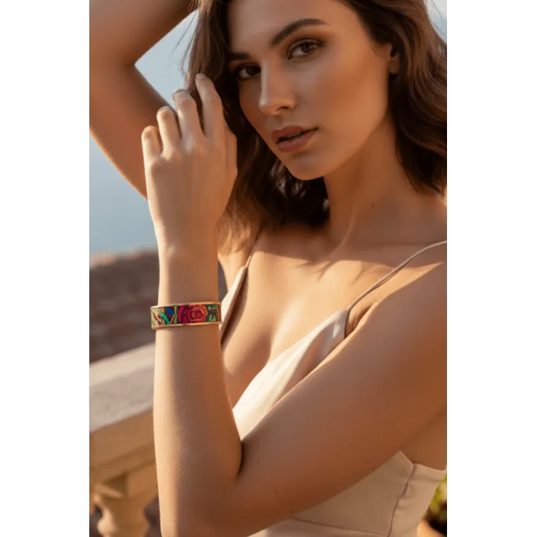 Kadın Bakır Bileklik Yüzük Set - Roselaw Model Özel Baskı Metal Kutu Ve Kuvars Taşı Kadın Bakır Bileklik Yüzük Set - Roselaw Model Özel Baskı Metal Kutu Ve Kuvars Taşı