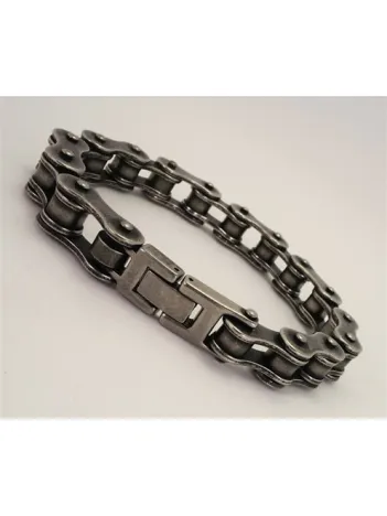 Bisiklet Motosiklet Zinciri Retro Erkek Çelik Bileklik Orta Kalınlıkta