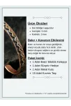 Copper Wave Bakır Kelepçe Bilezik Erkek Kadın Doğal Taşı ve Metal Kutulu