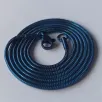 Snake Yılan Model Mavi Erkek Çelik Kolye Zincir Yuvarlak Model Snake Yılan Model Mavi Erkek Çelik Kolye Zincir Yuvarlak Model