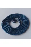 Snake Yılan Model Mavi Erkek Çelik Kolye Zincir Yuvarlak Model Snake Yılan Model Mavi Erkek Çelik Kolye Zincir Yuvarlak Model