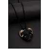 Erkek Kolye - Gotik Boynuzlu Kurukafa Model Erkek Çelik Kolye - 316 L Paslanmaz Çelik Erkek Kolye - Gotik Boynuzlu Kurukafa Model Erkek Çelik Kolye - 316 L Paslanmaz Çelik