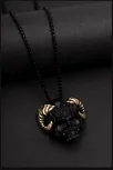 Erkek Kolye - Gotik Boynuzlu Kurukafa Model Erkek Çelik Kolye - 316 L Paslanmaz Çelik Erkek Kolye - Gotik Boynuzlu Kurukafa Model Erkek Çelik Kolye - 316 L Paslanmaz Çelik