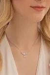 Kadın Kolye-Gümüş Beyaz ZümrüdüAnka Kadın Kolye