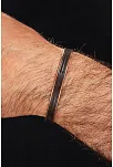 Erkek Kadın Bakır Bileklik - Hakiki Deri Viking İskandinav Mıknatıslı Metal Kutu Ve Doğal Taşlar
