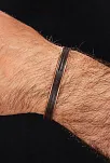 Erkek Kadın Bakır Bileklik - Hakiki Deri Viking İskandinav Mıknatıslı Metal Kutu Ve Doğal Taşlar