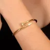 Kadın Çelik Bileklik - Çivi Model Çelik Bileklik Altın Kadın Çelik Bileklik - Çivi Model Çelik Bileklik Altın