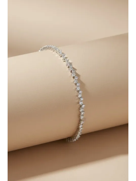 Alin Model Gümüş Su Yolu Kadın Bileklik