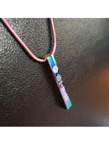 Spotify Şarkı Kodlu Hologram Bar Çubuk Kolye Snake Zincir GKLSPOTHOLO-KRS