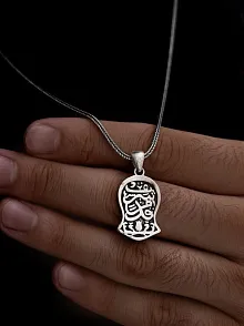 Nalı Şerif Gümüş Erkek Zincir Kolye