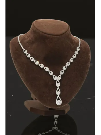 Damla Su Yolu Gümüş Kolye