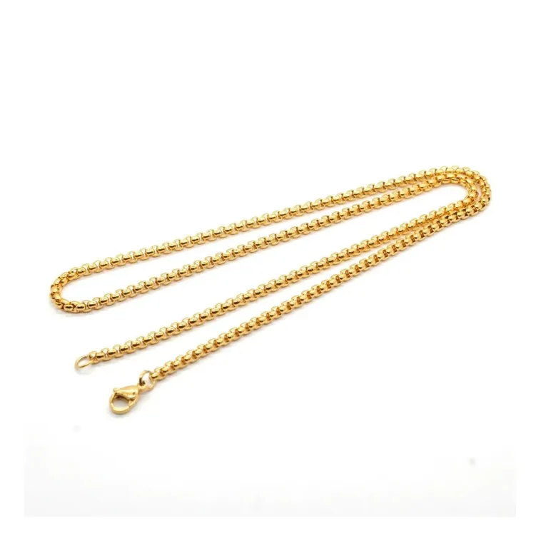 Çelik Erkek Kolye - Altın Kaplama Polo Model Çelik Kolye Çelik Erkek Kolye - Altın Kaplama Polo Model Çelik Kolye