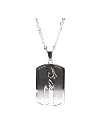 OttoMan Atatürk İmzalı Çelik Erkek Kolye Zincir