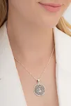 Nazar Duası Kıtmir Bayan Gümüş Kolye Zincir