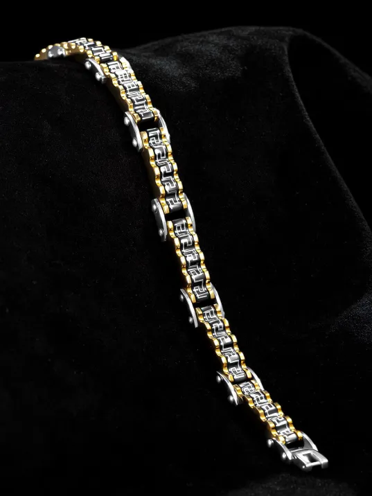 Grek Bombe Çelik Sarı Erkek Bileklik Künye CBLALTGREK1 Grek Bombe Çelik Sarı Erkek Bileklik Künye CBLALTGREK1