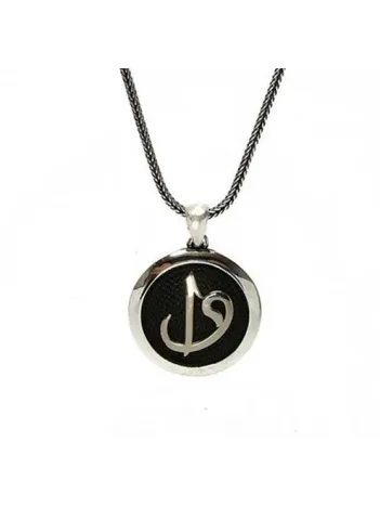 Vav Elif Erkek Gümüş Kolye Zincir