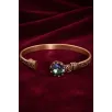 Kadın Bakır Bileklik - Mistik Topaz Taşlı Kadın Bilezik Metal Kutu ve Kuvars Taşı Kadın Bakır Bileklik - Mistik Topaz Taşlı Kadın Bilezik Metal Kutu ve Kuvars Taşı