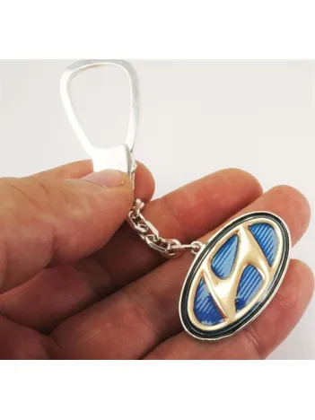 Gümüş Hyundai Anahtarlık