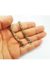 ERKEK ÇELİK SARI ZİNCİR KOLYE + BİLEKLİK SET ERKEK ÇELİK SARI ZİNCİR KOLYE + BİLEKLİK SET