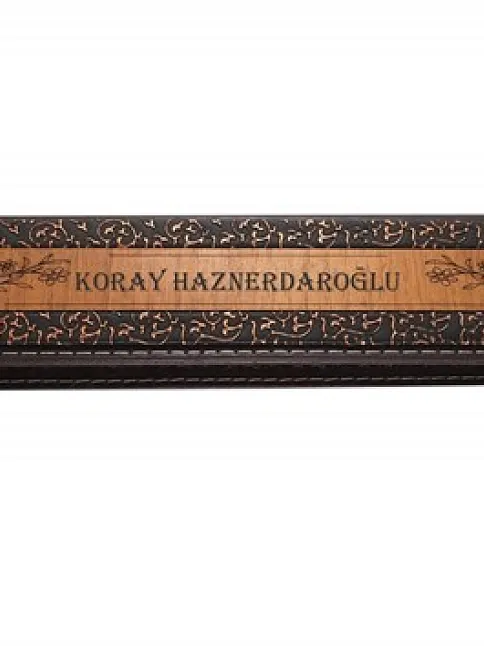 Kişiye Özel Ahşap Üzeri Deri Kaplamalı Bakır Yaldızlı Premium Tesbih Kutusu Kişiye Özel Ahşap Üzeri Deri Kaplamalı Bakır Yaldızlı Premium Tesbih Kutusu