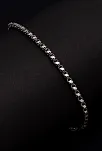 Erkek Gümüş Bileklik - 3mm Pullu Arnavut Zinciri Gümüş Bileklik