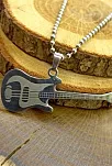 Gitar Erkek Çelik Kolye Zincir CKLGMSGITAR
