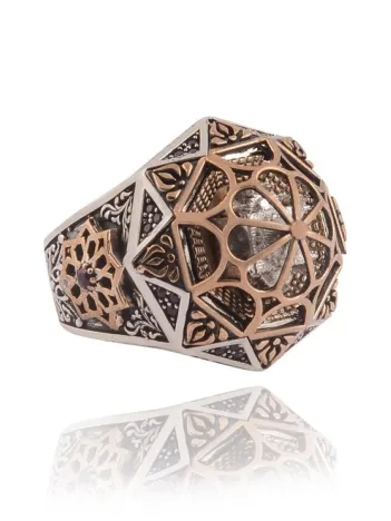 Saklı Camii Model Koleksiyonluk Erkek Gümüş Yüzük