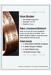 Erkek Kadın Bakır Bileklik - Ayetel Kürsi Yazılı Erkek Kadın Bileklik Bilezik