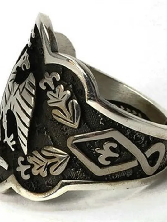 Ertuğrul Başparmak Zihgir Okçu Gümüş Erkek Yüzüğü Ertuğrul Başparmak Zihgir Okçu Gümüş Erkek Yüzüğü