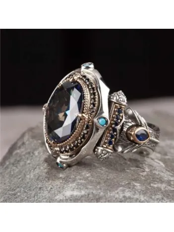 İslam Usta Tasarımı Payidar Gümüş Erkek Yüzük