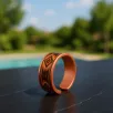 Kadın Bakır Bileklik Yüzük Set - Lulu Model Özel Baskı Metal Kutu Ve Kuvars Taşı Kadın Bakır Bileklik Yüzük Set - Lulu Model Özel Baskı Metal Kutu Ve Kuvars Taşı
