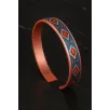 Kadın Bakır Bileklik Yüzük Set - Rainbow Model Özel Baskı Metal Kutu Ve Kuvars Taşı Kadın Bakır Bileklik Yüzük Set - Rainbow Model Özel Baskı Metal Kutu Ve Kuvars Taşı