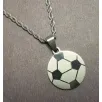 OttoMan Futbol Topu Erkek Çelik Kolye Zincir OttoMan Futbol Topu Erkek Çelik Kolye Zincir