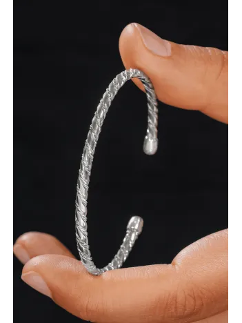 Kadın Gümüş Bileklik - Seraphine Model Gümüş Bilezik