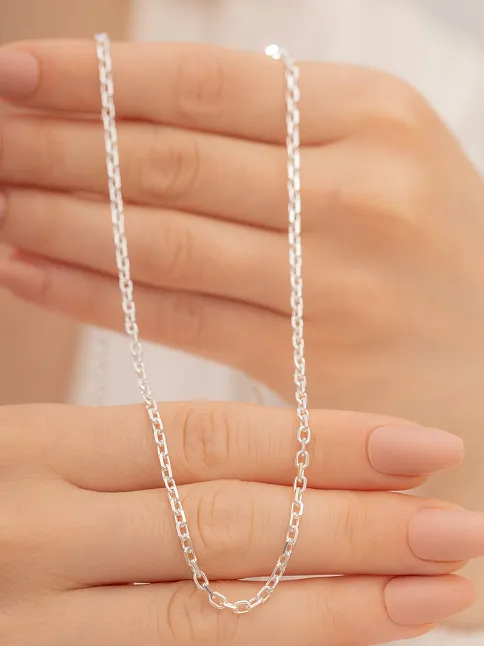 Kadın Gümüş Kolye - Forse Model 925 Ayar kadın Gümüş Kolye Zincir