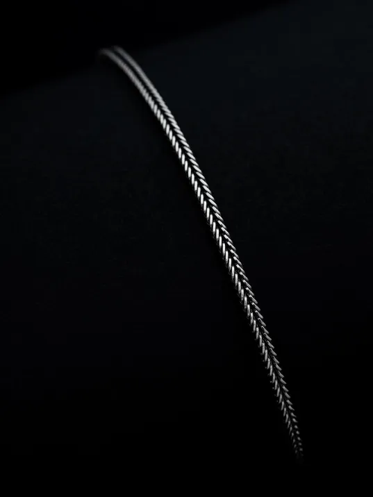 2mm Erkek Gümüş Bileklik - Tilki Kuyruğu Model Gümüş Bileklik