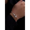 Erkek Gümüş Bileklik - Küp Zincirli Çapa Model Gümüş Bileklik Erkek Gümüş Bileklik - Küp Zincirli Çapa Model Gümüş Bileklik