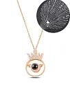 Zirkon Taşlı Rose 100 Dilde Seni Seviyorum Model 2 Bayan Gümüş Kolye GKL100DLSS2-ROS