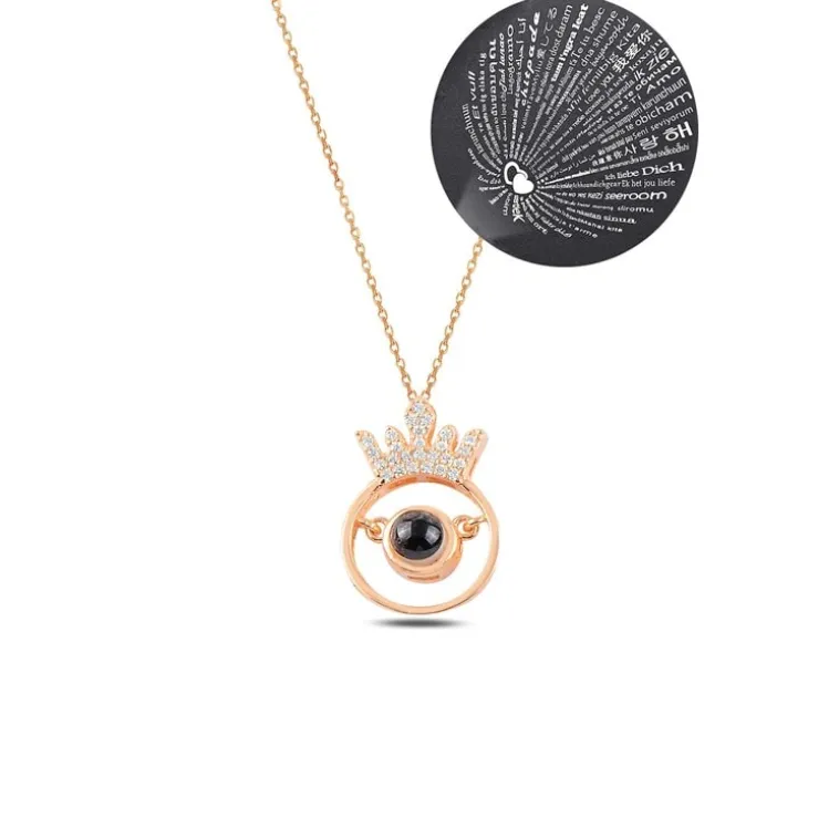 Zirkon Taşlı Rose 100 Dilde Seni Seviyorum Model 2 Bayan Gümüş Kolye GKL100DLSS2-ROS Zirkon Taşlı Rose 100 Dilde Seni Seviyorum Model 2 Bayan Gümüş Kolye GKL100DLSS2-ROS